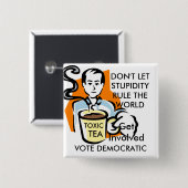 ANTI-TEAのパーティーボタン 缶バッジ (正面&裏面)