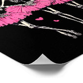 Anti Theyd Be For You Girls Club Skeleton T  ポスター (角)