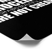 Anti-Trump抗議Tシャツ - 私の食料品はCではありません ポスター (角)