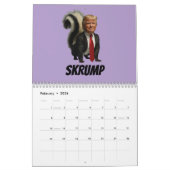 Anti Trump Calendar カレンダー (2月 2026)
