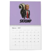 Anti Trump Calendar カレンダー (2月 2027)