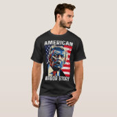Anti Trump Horror American Story Zombie Trump Hall Tシャツ (正面フル)