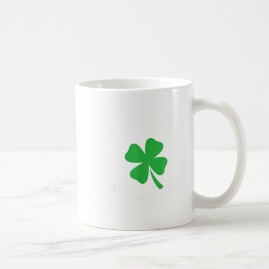 Anti Trump Irish New President Funny St. Patrick's コーヒーマグカップ (右)