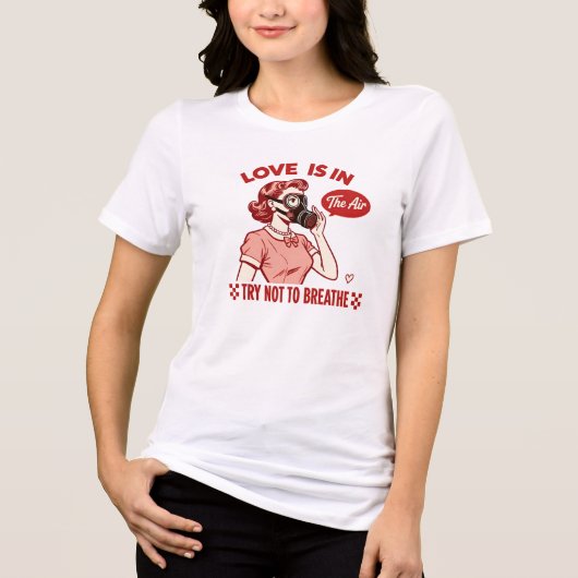 Anti Valentine Dark Humor Gift トライブレンドＴシャツ (正面)
