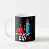 Anti Valentines Day Valentines Day Arrows Single コーヒーマグカップ (左)