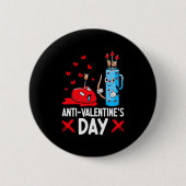 Anti Valentines Day Valentines Day Arrows Single 缶バッジ (正面)