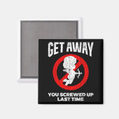 Anti Valentines Sarcastic Cud Quote Funny Gift  マグネット (正面/裏面)