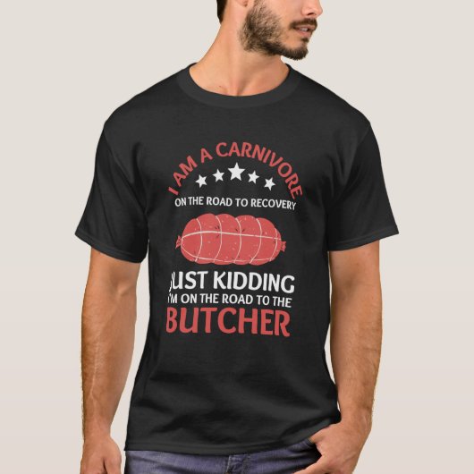 Anti Vegan Carnivore Meat Eater Keto Diet  2 Tシャツ (正面)
