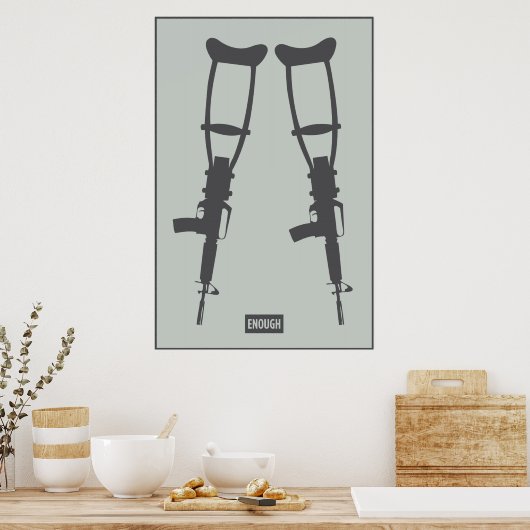 Anti War Poster Print ポスター (キッチン)