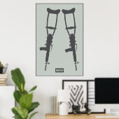 Anti War Poster Print ポスター (ホームオフィス)