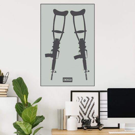 Anti War Poster Print ポスター (ホームオフィス)