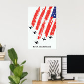 Anti-War Poster Stop Aggression American wars ポスター (ホームオフィス)