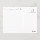 Antibesポスターポストカード ポストカード (裏面)