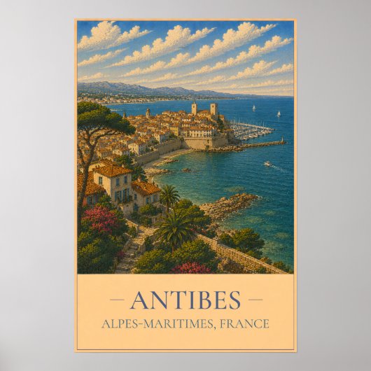 Antibes ポスター (正面)