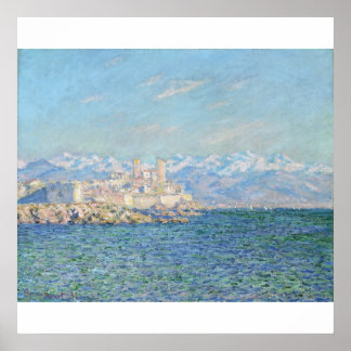 Antibes, Afternoon Effect (1888)キャンバス印刷 ポスター