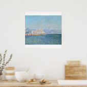 Antibes, Afternoon Effect (1888)キャンバス印刷 ポスター (キッチン)