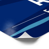 Antibes Fortress French Riviera Retro Poster ポスター (コーナー)