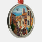 Antibes France Travel メタルオーナメント (右)