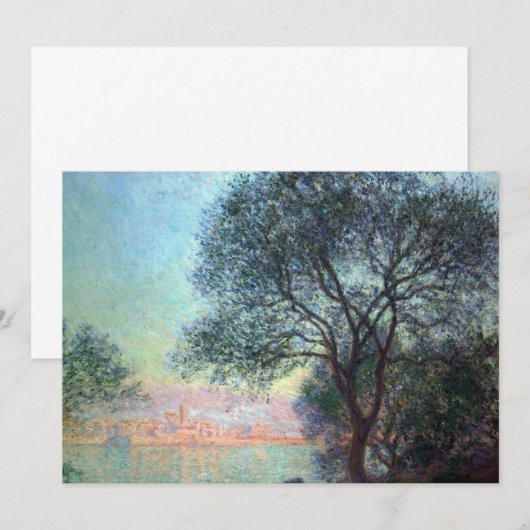 Antibes in the Morning by Claude Monet (正面/裏面)