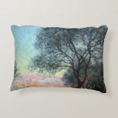 Antibes in the Morning by Claude Monet アクセントクッション (裏面)