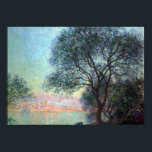 Antibes in the Morning by Claude Monet ポスター<br><div class="desc">クロード・モネのAntibes in the Morning (1888)は、フランスのリビエラの木々と海を通してAntibesの景色を見せ素晴らした絵画、ヴィンテージの印象派の芸術シースケープの作品でフランスのす地中海の。アーティストについて：クロード・モネ(1840-1926)は印象派の運動の創始者であフランスのり絵画、その絵画の大部分は「空中に浮かぶ」（野外に浮かぶ）スタイル印象派の風景である。</div>