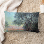 Antibes in the Morning by Claude Monet ランバークッション (ブランケット)