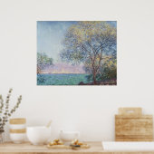 Antibes in the Morning, Claude Monet, 1888 ポスター (キッチン)