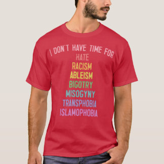 AntiBigotry DecadeStyleタイポグラフィデザイン Tシャツ
