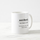 Antibody Dictionary Definition - Someone Who Hates コーヒーマグカップ (正面右)