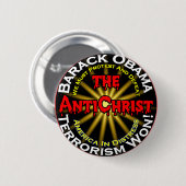 AntiChristObamaDefeat 缶バッジ (正面&裏面)