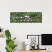 "Anticonvention" 36"x12" (90cm x 30cm) ポスター (ホームオフィス)
