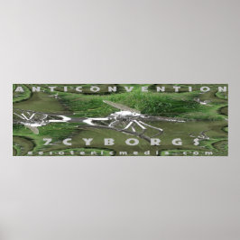 "Anticonvention" 36"x12" (90cm x 30cm) ポスター