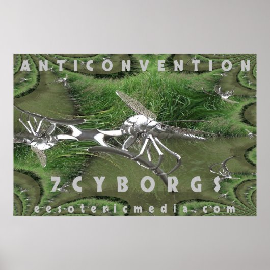 "Anticonvention" 36"x24" (90cm x 60cm) poster ポスター (正面)