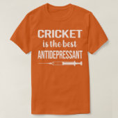 Antidepressant Cricket  Tシャツ (デザイン正面)