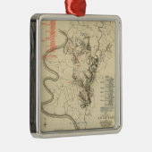 Antietam -内戦のパノラマ式の地図4の戦い メタルオーナメント (右)