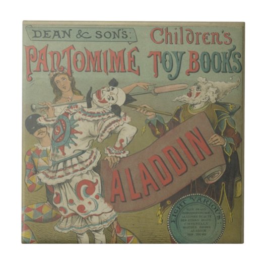 ANTIGO CARTAZ DE CIRCO タイル (正面)