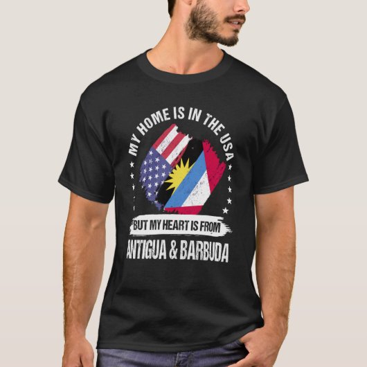 Antigua American Patriot Grown Proud My Heart is f Tシャツ (正面)