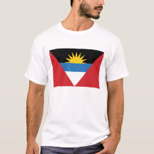 Antigua and Barbuda Flag T-Shirt, Patriotic 