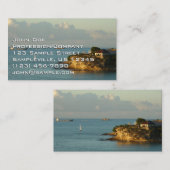 Antiguan Coast Beautiful Island Seascape 名刺 (正面/裏面)