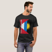 Antiguan Flag Antigua and Barbuda Tシャツ (正面フル)