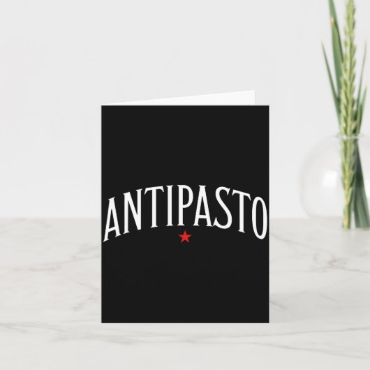 Antipasto, Italian Food Lover Foodie カード (正面)