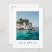 Antipaxos coast, at Paralia Voutoumi, Greece ポストカード (正面/裏面)