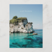 Antipaxos coast, at Paralia Voutoumi, Greece ポストカード (正面)