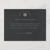 Antiquarian Act of Commission Graduation Gift Card シーズンポストカード (正面)