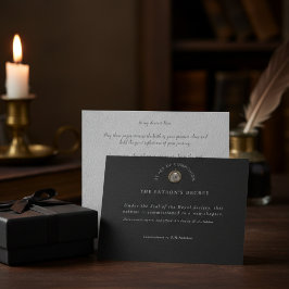 Antiquarian Act of Commission Graduation Gift Card シーズンポストカード