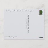 Antiquarium、ポーツマスのNHの郵便はがき ポストカード (裏面)