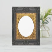 Antique 1800s Black and Gold photo frame シーズンカード (スタンド正面)