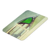 Antique Airplane Cockpit Green マグネット (左側)