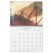 Antique Airplanes Biplanes 12-Month   カレンダー (3月 2027)