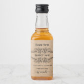 Antique Apothecary Style Labels リキュールボトルラベル (正面)